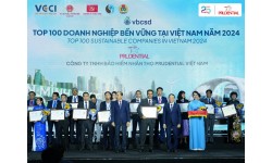 PRUDENTIAL VIỆT NAM GIỮ VỮNG VỊ THẾ DOANH NGHIỆP BỀN VỮNG VÀ KINH DOANH CÓ TRÁCH NHIỆM.   