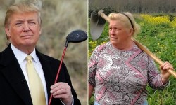 Người phụ nữ bất ngờ nổi tiếng vì mái tóc giống Trump