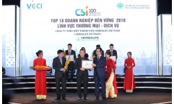Herbalife vinh dự top 100 doanh nghiệp bền vững Việt Nam và top 10 doanh nghiệp bền vững TM-DV