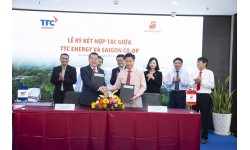 Lễ ký kết hợp tác triển khai lắp đặt hệ thống điện năng lượng mặt trời giữa TTC Energy và Sai Gon Co.op