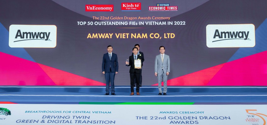 Amway Việt Nam được vinh danh là doanh nghiệp đi Tiên phong trong lĩnh vực chuyển đổi số tại Việt Nam
