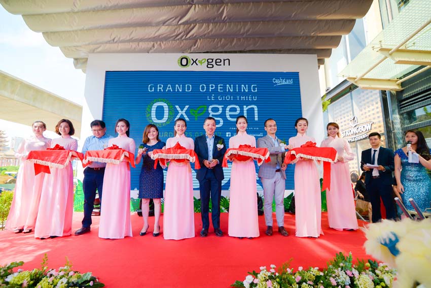 CapitaLand Việt Nam tổ chức lễ khai trương khu phức hợp mua sắm The Oxygen