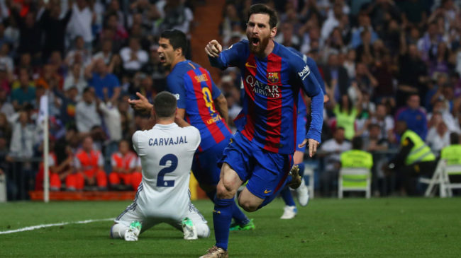 Kết quả Real Madrid vs Barcelona (FT: 2-3): Siêu kinh điển tuyệt hay của Messi, Barca tạm chiếm ngôi đầu La Liga