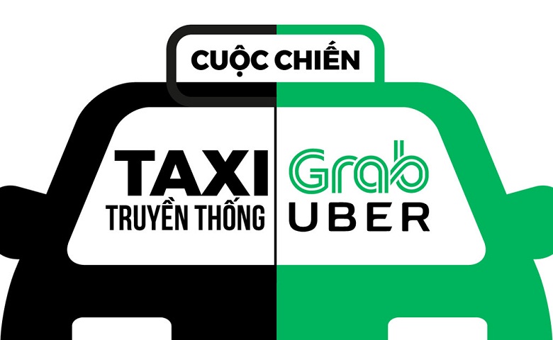 Taxi truyền thống “tố” Grab, Uber tung chiêu “cá lớn nuốt cá bé”