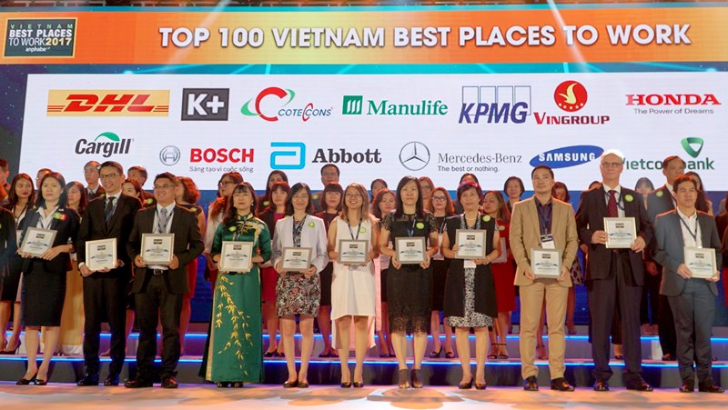 Manulife Việt Nam là nơi làm việc tốt nhất ngành bảo hiểm năm 2017 