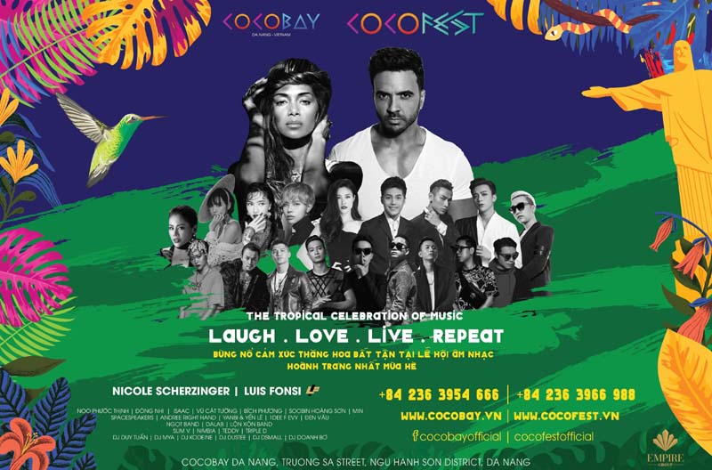 “Bom tấn” Luis Fonsi tại lễ hội âm nhạc quốc tế Cocofest 2018