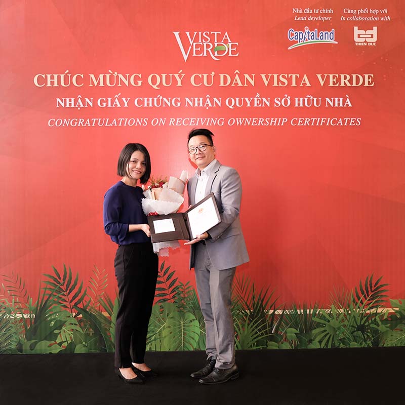 VISTA VERDE – Dự án căn hộ cao cấp của Capitaland Việt Nam đã được cấp sổ hồng