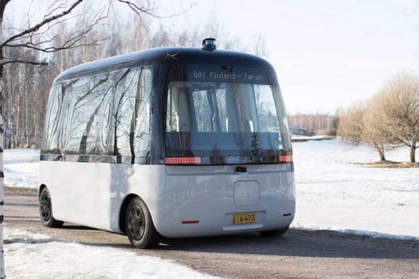 Khám phá xe buýt tự lái Gacha tại Phần Lan