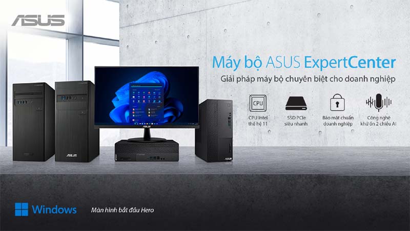 ASUS ra mắt dải sản phẩm ASUS Desktop S Series  & ASUS ExpertCenter Series