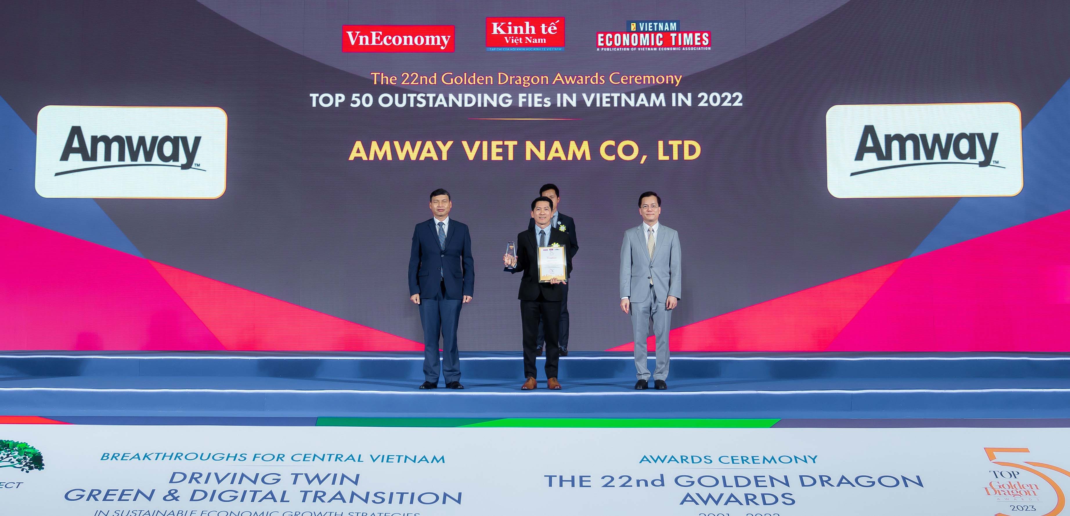 Amway Việt Nam được vinh danh là doanh nghiệp đi Tiên phong trong lĩnh vực chuyển đổi số tại Việt Nam