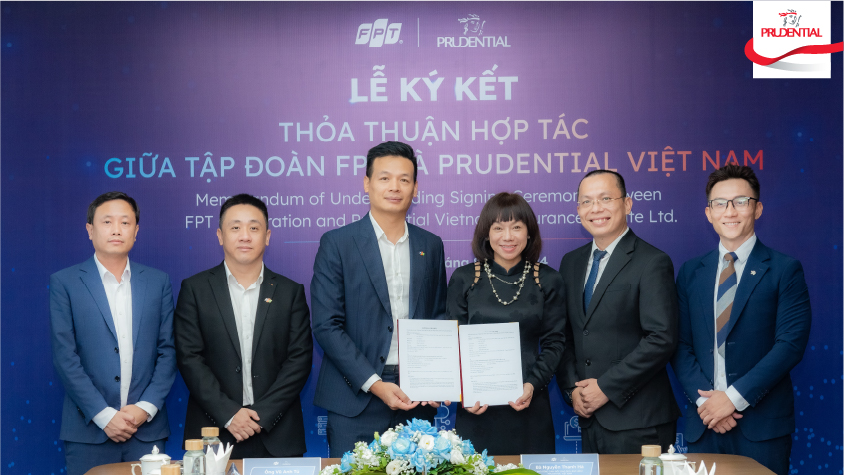  FPT và Prudential Việt Nam ký kết biên bản hợp tác chiến lược